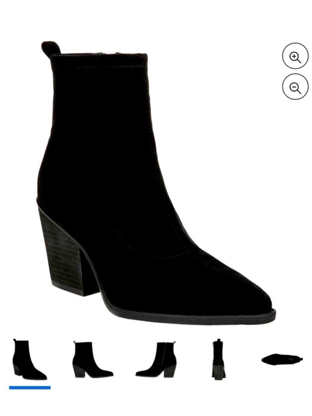 LIKE NEW Soul Naturalizer Melodi Women’s Zip Block Heel- size 10 wide
